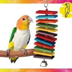 Caitec Featherland Paradise Rainbow Stack Bird Toy -Sunny Decor Shop 311534 PT1. AC SS1800 V1669672483