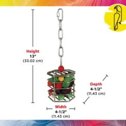 Caitec Featherland Paradise Baffle Cage Bird Toy -Sunny Decor Shop 311536 PT2. AC SS1800 V1669662808