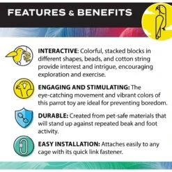 Caitec Featherland Paradise Loaded Dice Bird Toy -Sunny Decor Shop 311538 PT4. AC SS1800 V1669661402