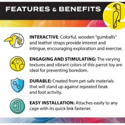 Caitec Featherland Paradise Gumball Machine Bird Toy -Sunny Decor Shop 311540 PT4. AC SS1800 V1669660909