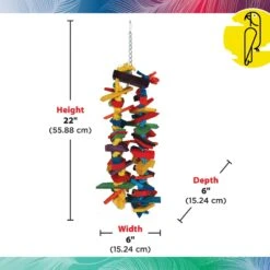 Caitec Featherland Paradise Tinker Round Bird Toy 13 Caitec Featherland Paradise Tinker Round Bird Toy -Sunny Decor Shop 311564 PT2. AC SS1800 V1668729253