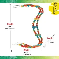 Caitec Featherland Paradise Flex Ladder Bird Toy 13 Caitec Featherland Paradise Flex Ladder Bird Toy -Sunny Decor Shop 311574 PT2. AC SS1800 V1668735646