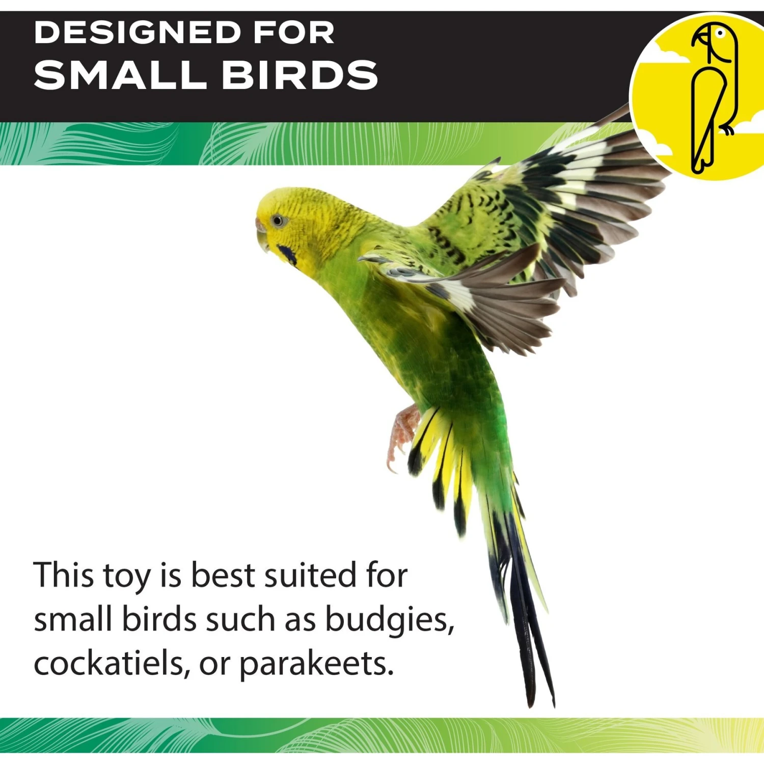 Caitec Featherland Paradise Flex Ladder Bird Toy 6 Caitec Featherland Paradise Flex Ladder Bird Toy - Image 4