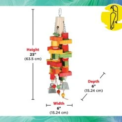 Caitec Featherland Paradise Chewin Log Bird Toy -Sunny Decor Shop 311579 PT2. AC SS1800 V1668731115