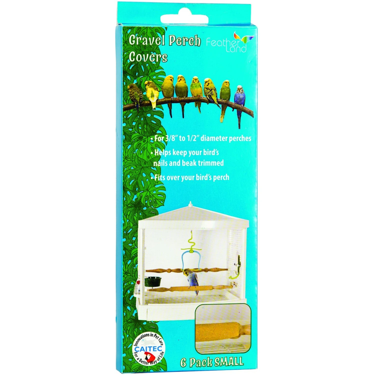 Caitec Featherland Paradise Sand Perch Cover Bird Toy 3 Caitec Featherland Paradise Sand Perch Cover Bird Toy