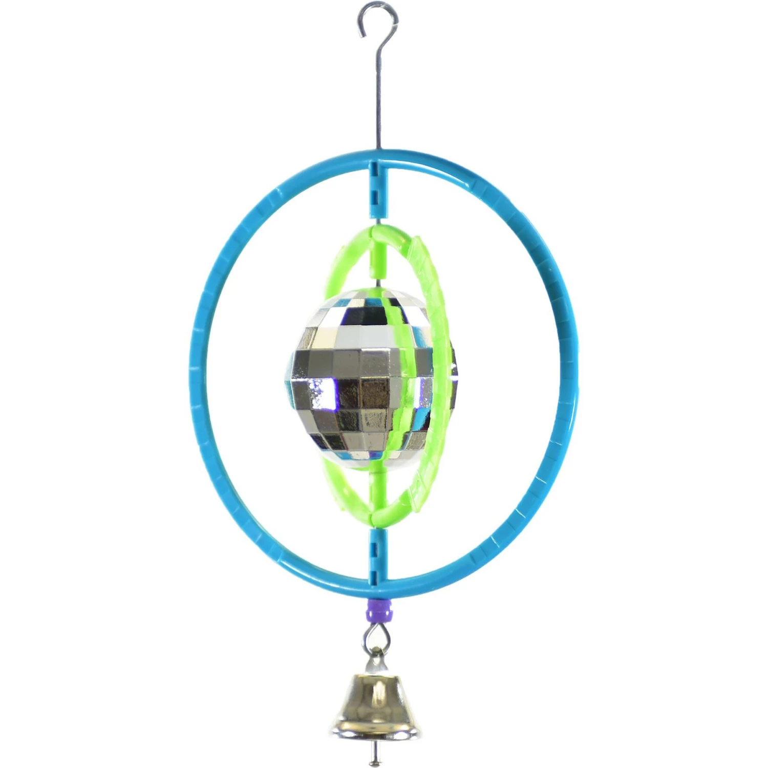 Caitec Featherland Paradise Orbital Disco Ball Bird Toy 3 Caitec Featherland Paradise Orbital Disco Ball Bird Toy