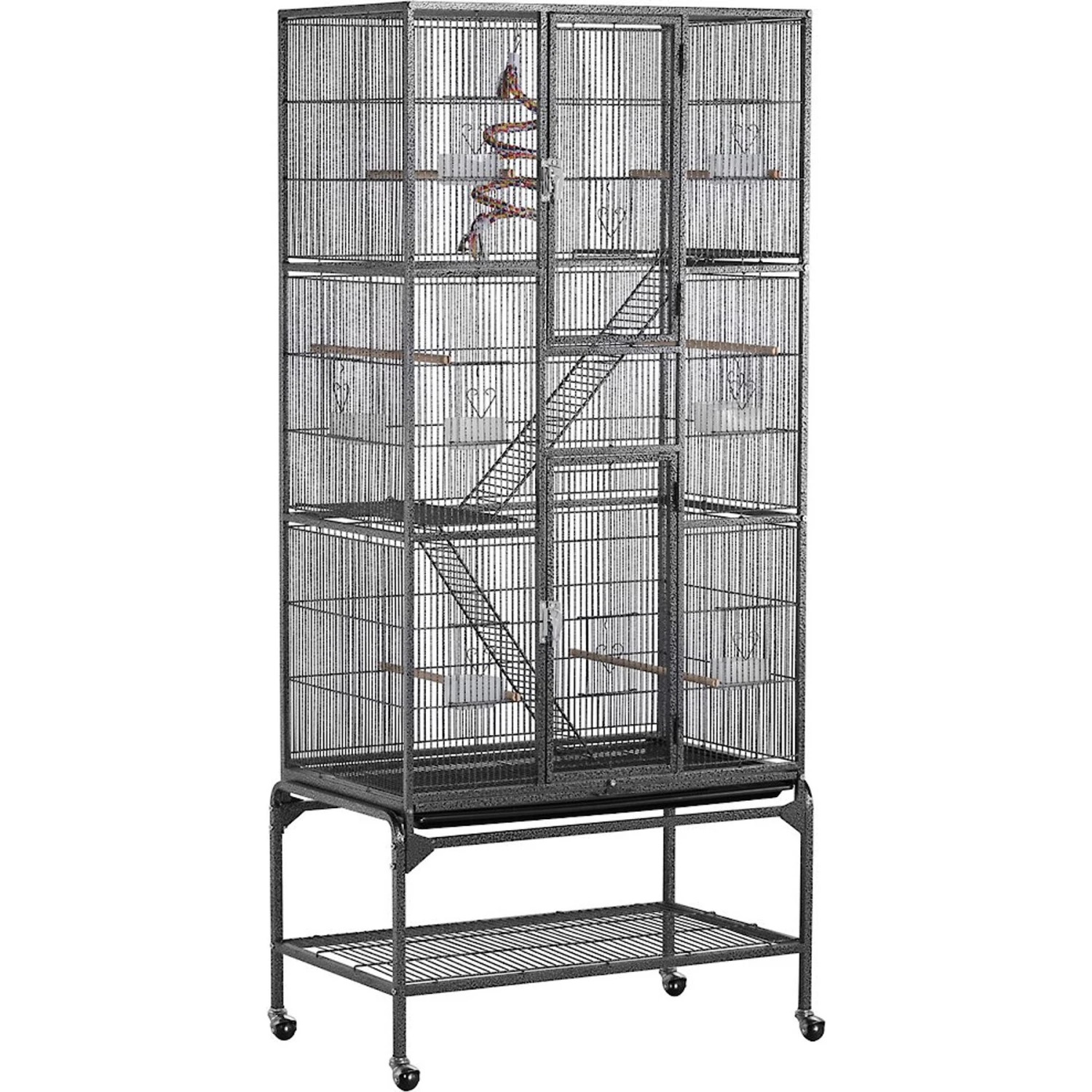 Yaheetech 69-in Parrot Cage With Detachable Stand 3 Yaheetech 69-in Parrot Cage With Detachable Stand