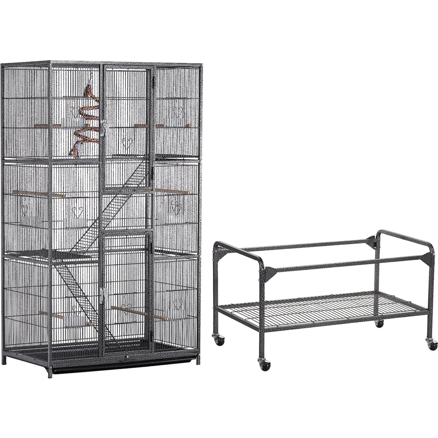 Yaheetech 69-in Parrot Cage With Detachable Stand 4 Yaheetech 69-in Parrot Cage With Detachable Stand - Image 2