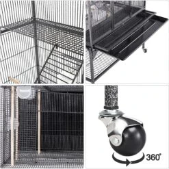 Yaheetech 69-in Parrot Cage With Detachable Stand 15 Yaheetech 69-in Parrot Cage With Detachable Stand -Sunny Decor Shop 325596 PT4. AC SS1800 V1632793886
