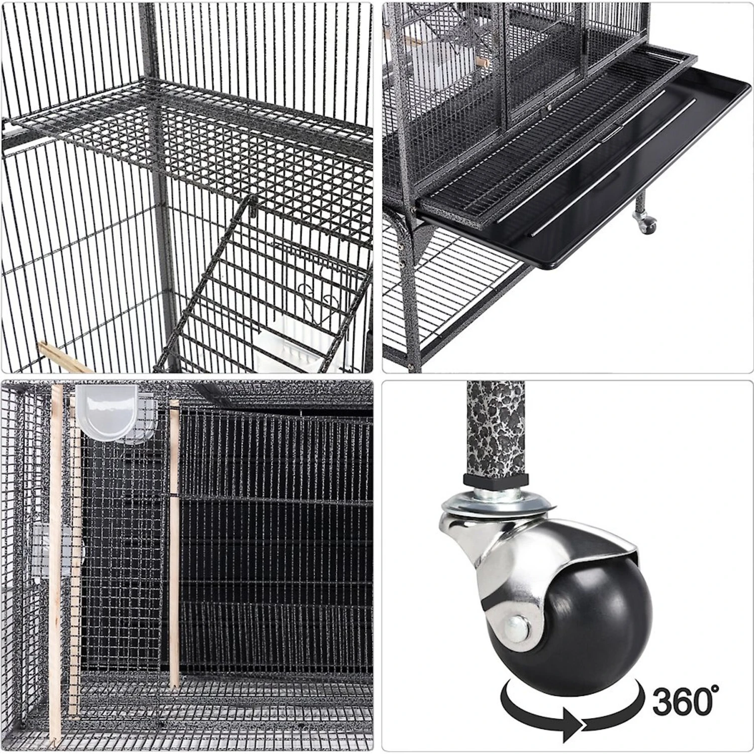 Yaheetech 69-in Parrot Cage With Detachable Stand 7 Yaheetech 69-in Parrot Cage With Detachable Stand - Image 5