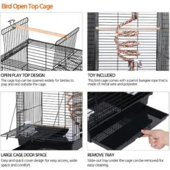 Yaheetech Open Play Top Bird Cage 14 Yaheetech Open Play Top Bird Cage -Sunny Decor Shop 325607 PT3. AC SS1800 V1632793895