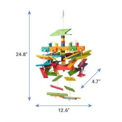 Frisco Pterodactyl Block Bird Chew Toy 8 Frisco Pterodactyl Block Bird Chew Toy -Sunny Decor Shop 331777 PT1. AC SS1800 V1660744589