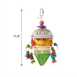 Frisco Tropical Hula Tiki Bird Chew Toy -Sunny Decor Shop 331785 PT1. AC SS1800 V1660744589