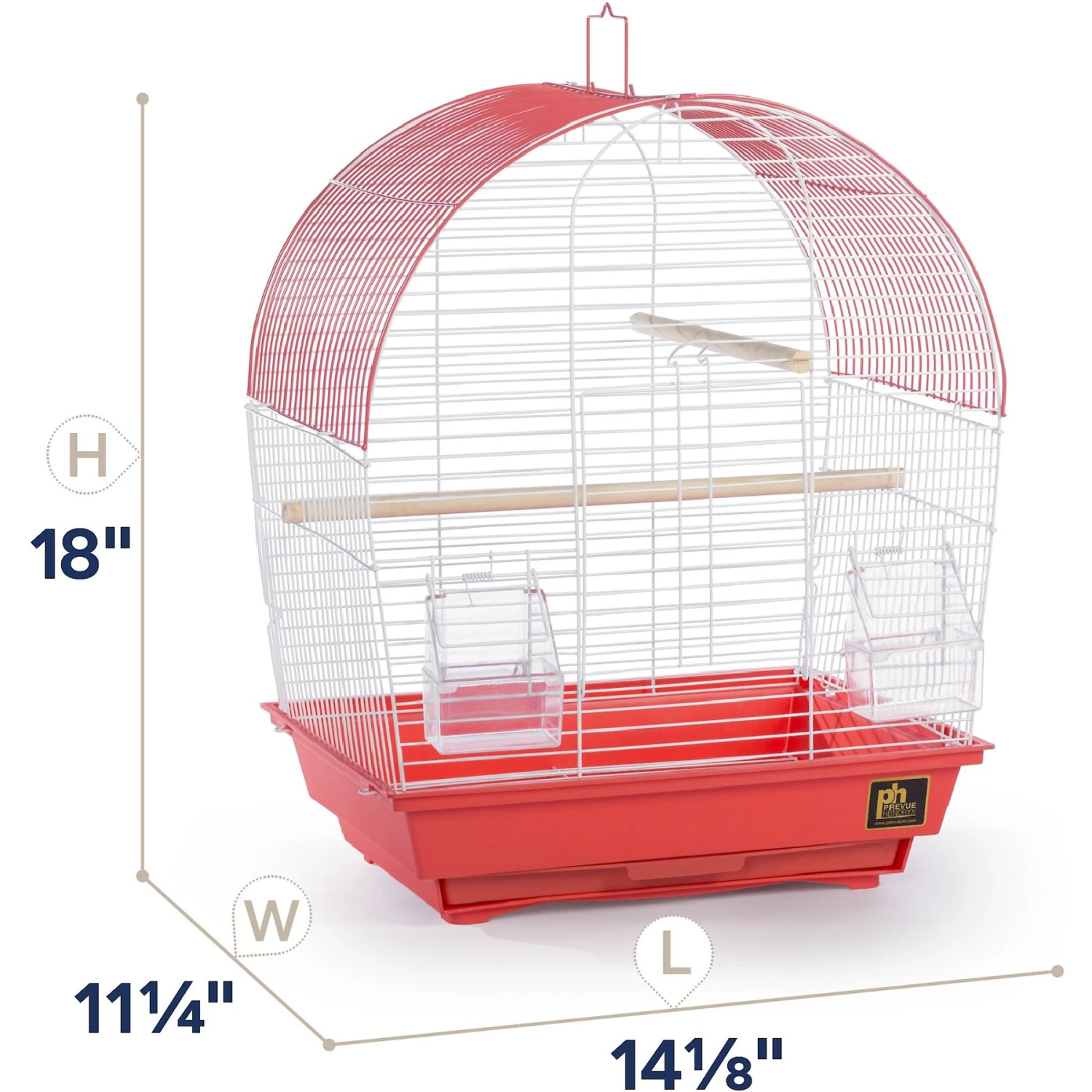 Prevue Pet Products Southbeach Dome Top Bird Cage 4 Prevue Pet Products Southbeach Dome Top Bird Cage - Image 2