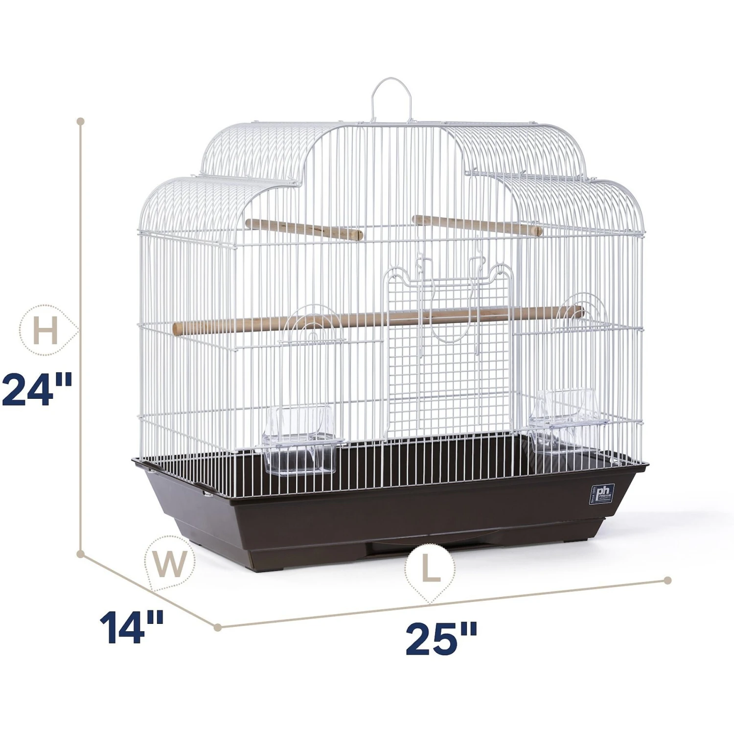 Prevue Pet Products Keet/Tiel Cascade Roof Bird Cage 4 Prevue Pet Products Keet/Tiel Cascade Roof Bird Cage - Image 2