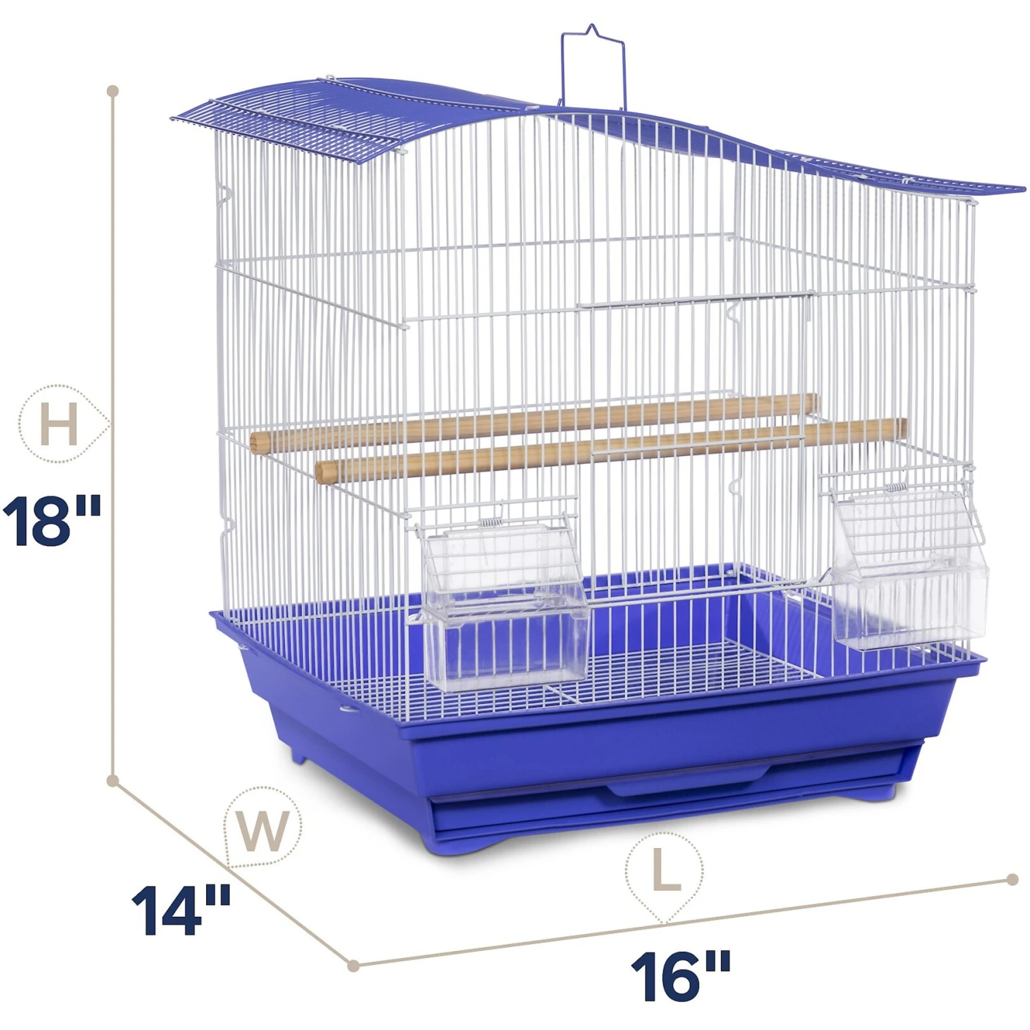 Prevue Pet Products Soho Wave Top Roof Bird Cage 4 Prevue Pet Products Soho Wave Top Roof Bird Cage - Image 2