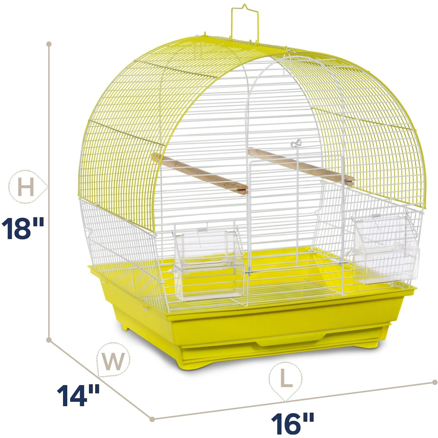 Prevue Pet Products Soho Dome Top Roof Bird Cage 4 Prevue Pet Products Soho Dome Top Roof Bird Cage - Image 2