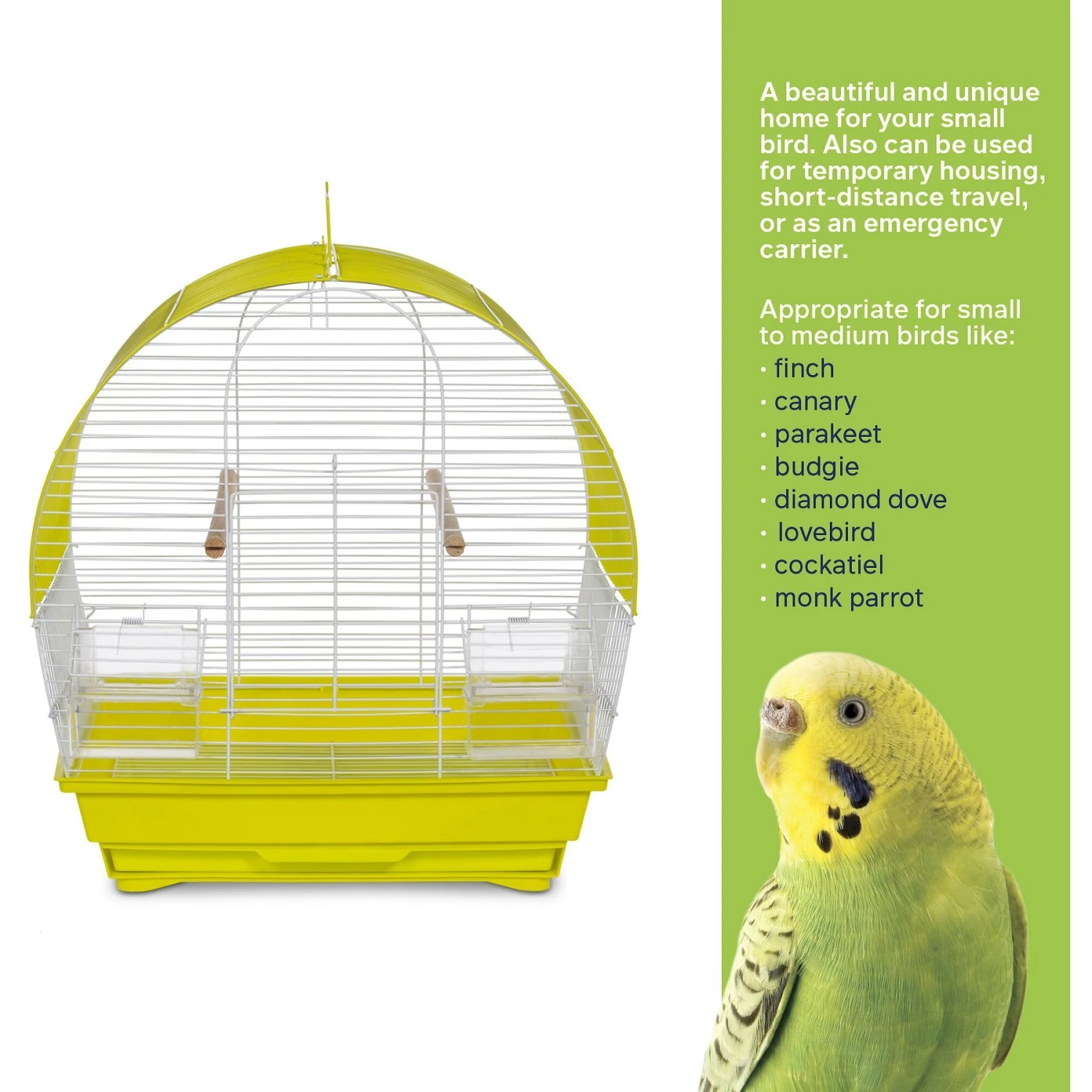Prevue Pet Products Soho Dome Top Roof Bird Cage 9 Prevue Pet Products Soho Dome Top Roof Bird Cage - Image 7