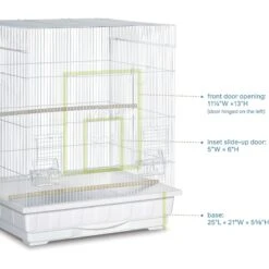 Prevue Pet Products Keet/Tiel Square Roof Bird Cage -Sunny Decor Shop 333120 PT3. AC SS1800 V1634160129