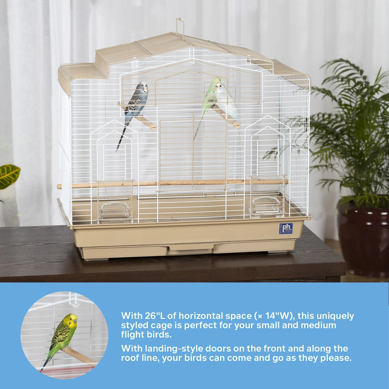 Prevue Pet Products Cockatiel Flight Bird Cage 10 Prevue Pet Products Cockatiel Flight Bird Cage - Image 8