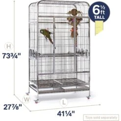 Prevue Pet Products Imperial Stainless Bird Cage -Sunny Decor Shop 333133 PT1. AC SS1800 V1634163712