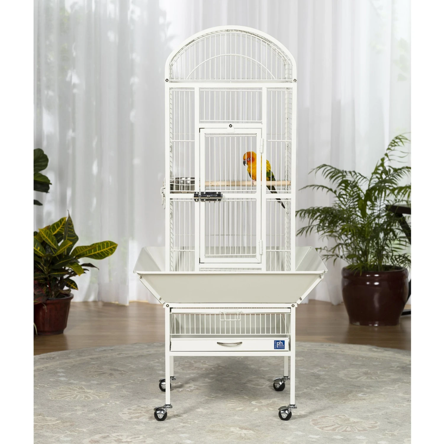 Prevue Pet Products Small Dome Top Bird Cage 7 Prevue Pet Products Small Dome Top Bird Cage - Image 5