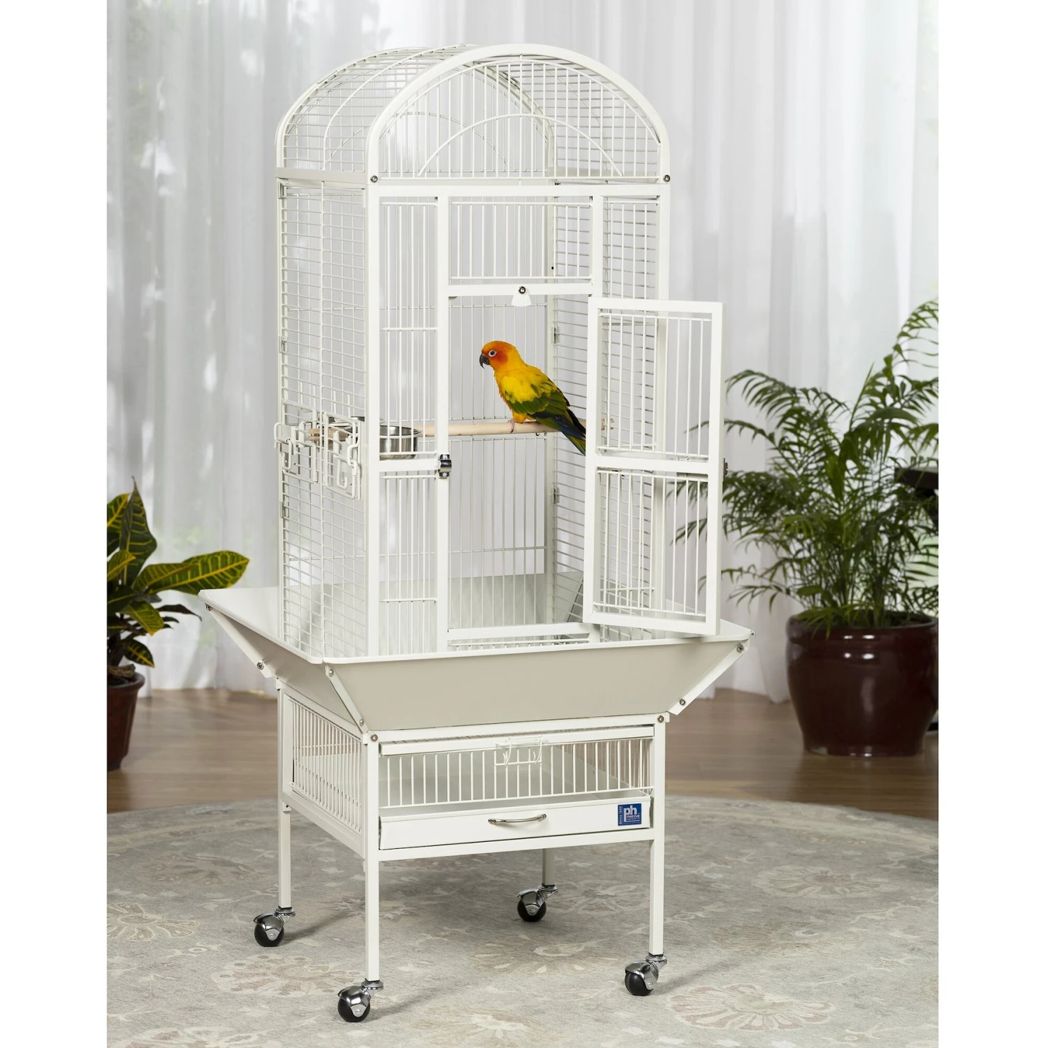 Prevue Pet Products Small Dome Top Bird Cage 8 Prevue Pet Products Small Dome Top Bird Cage - Image 6