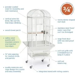 Prevue Pet Products Small Dome Top Bird Cage 17 Prevue Pet Products Small Dome Top Bird Cage -Sunny Decor Shop 333136 PT6. AC SS1800 V1634161618