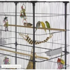 Prevue Pet Products Stand & Playtop Flight Bird Cage 16 Prevue Pet Products Stand & Playtop Flight Bird Cage -Sunny Decor Shop 333144 PT5. AC SS1800 V1634161910