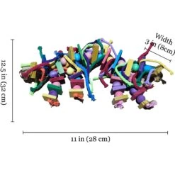 SunGrow Rainbow Foraging Chew Blocks Parakeet & Birds Toys -Sunny Decor Shop 333270 PT2. AC SS1800 V1632924385