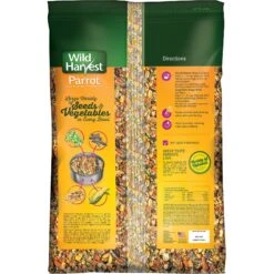 Wild Harvest Advanced Nutrition Seed, Grain & Vegetable Mix Parrot Food, 8-lb Bag -Sunny Decor Shop 336409 PT1. AC SS1800 V1634596389