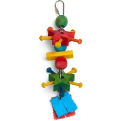 A&E Cage Company The Wooden Cowboy Spur Bird Toy