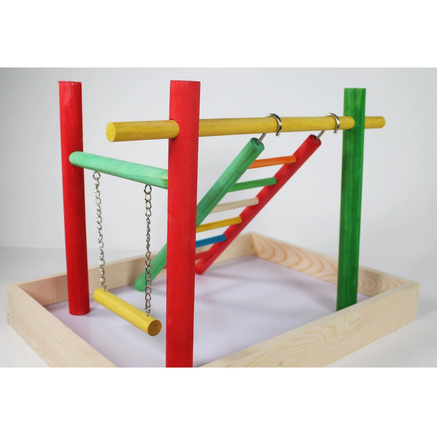 Bird Life Penn-Plax Wooden Bird Playpen, XX-Large 4 Bird Life Penn-Plax Wooden Bird Playpen, XX-Large - Image 2
