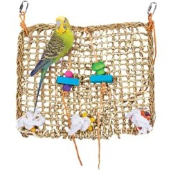Bird Life Natural Weave Bird Cage Climbing Mat, 13.75 X 13.75-in -Sunny Decor Shop 344257 PT1. AC SS1800 V1637003484