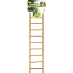 Bird Life 9 Step Wooden Bird Ladder