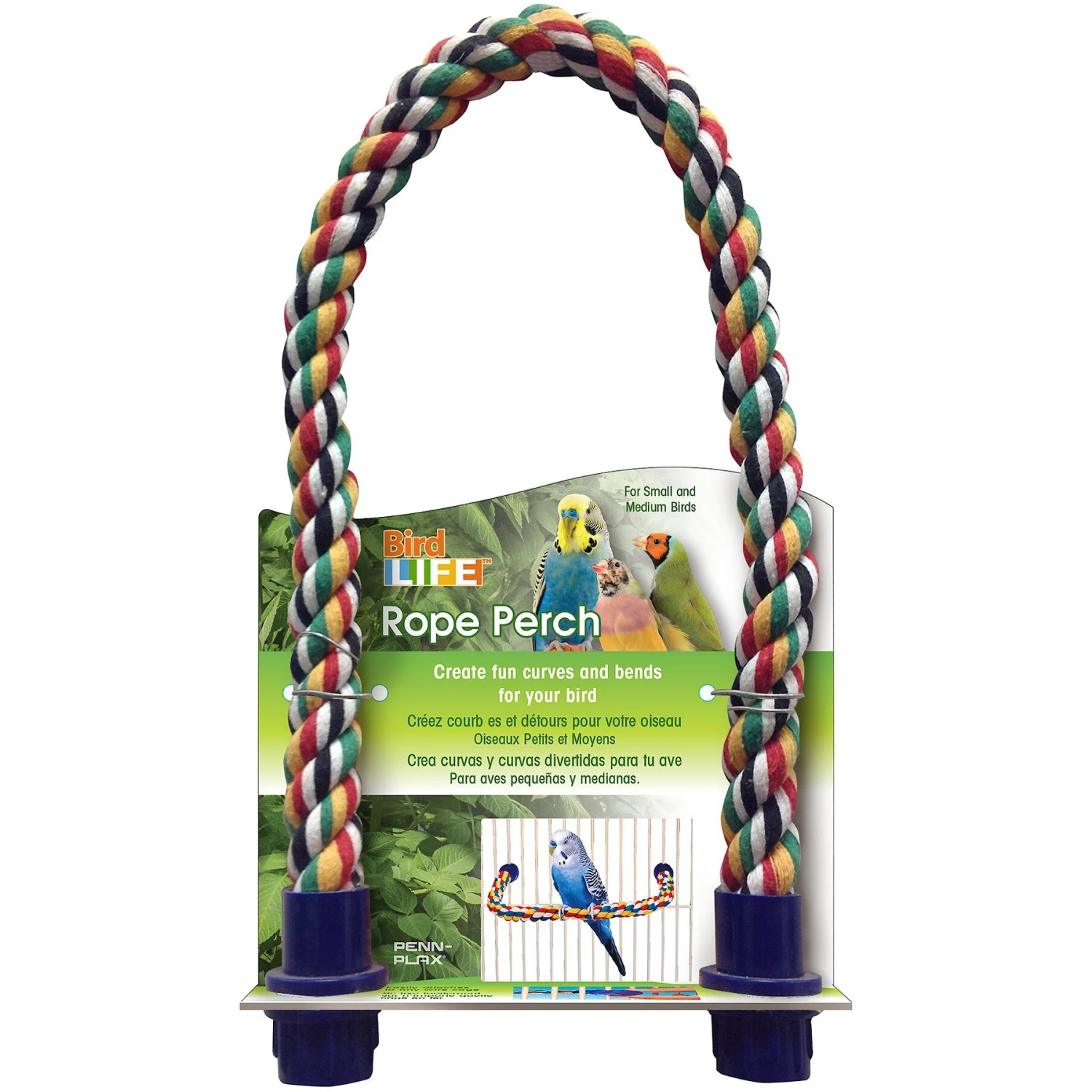 Bird Life Rope Bird Perch, 21-in 3 Bird Life Rope Bird Perch, 21-in