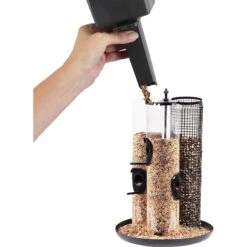 North States Crimson Triple Tube Bird Feeder, Red -Sunny Decor Shop 345190 PT4. AC SS1800 V1637111835