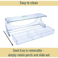 North States Large Clear Choice Window Bird Feeder -Sunny Decor Shop 345194 PT3. AC SS1800 V1637105835
