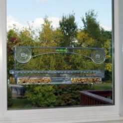 North States Large Clear Choice Window Bird Feeder -Sunny Decor Shop 345194 PT4. AC SS1800 V1637110920