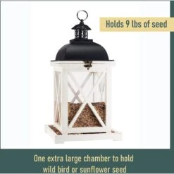 North States Large Lantern Feeder, Black -Sunny Decor Shop 345196 PT2. AC SS1800 V1637107299