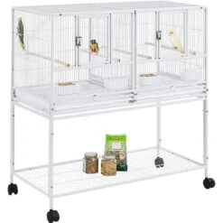 Yaheetech Stackable Wide Divided Breeder Bird Cage -Sunny Decor Shop 352598 PT1. AC SS1800 V1641401197
