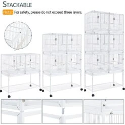 Yaheetech Stackable Wide Divided Breeder Bird Cage -Sunny Decor Shop 352598 PT3. AC SS1800 V1641405111
