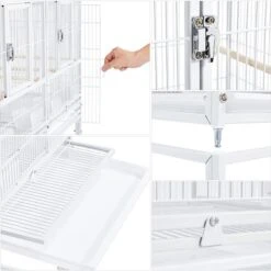 Yaheetech Stackable Wide Divided Breeder Bird Cage -Sunny Decor Shop 352598 PT5. AC SS1800 V1641405988