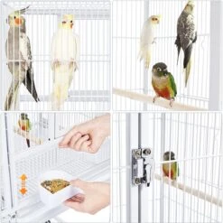 Yaheetech Stackable Wide Divided Breeder Bird Cage -Sunny Decor Shop 352598 PT7. AC SS1800 V1641410181