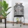 Yaheetech 57-in Rolling Meta Open Top Bird Parrot Cage, Black -Sunny Decor Shop 352602 MAIN. AC SS1800 V1641399386