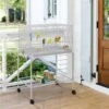 Yaheetech Rolling Stand Extra Space Wood Perches Bird Cage -Sunny Decor Shop 352609 MAIN. AC SS1800 V1646689285