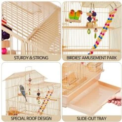 Yaheetech 39-in Metal Parrot Cage -Sunny Decor Shop 352622 PT5. AC SS1800 V1640040731
