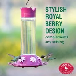 Perky-Pet Our Best Royal Berry Hummingbird Feeder -Sunny Decor Shop 355144 PT3. AC SS1800 V1640045212
