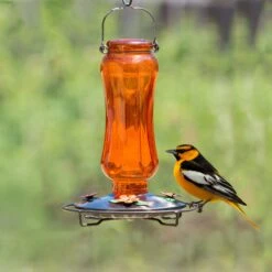Perky-Pet Carnival Glass Vintage Oriole Bird Feeder -Sunny Decor Shop 355160 PT1. AC SS1800 V1640039826