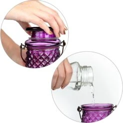 Perky-Pet Diamond Wine Top-Fill Glass Hummingbird Feeder -Sunny Decor Shop 355164 PT5. AC SS1800 V1640039275